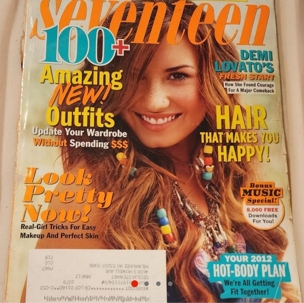 Demi Lovato Seventeen Magazine